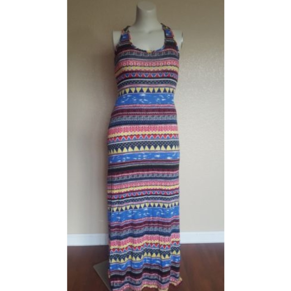 New DESTINY PLATINUM Maxi Knit Casual Tank Dress S